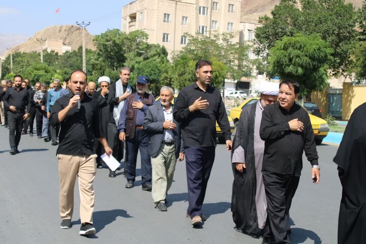 تصاویر/ برگزاری مراسم عزاداری خیابانی ۲۸ صفر در شهرستان ماکو
