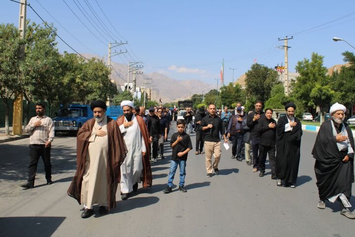 تصاویر/ برگزاری مراسم عزاداری خیابانی ۲۸ صفر در شهرستان ماکو