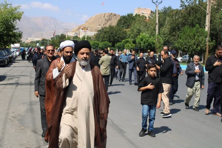 تصاویر/ برگزاری مراسم عزاداری خیابانی ۲۸ صفر در شهرستان ماکو