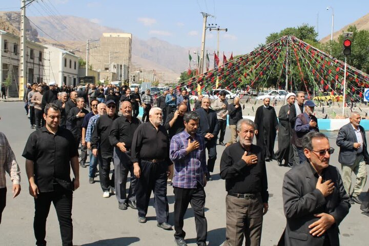 تصاویر/ برگزاری مراسم عزاداری خیابانی ۲۸ صفر در شهرستان ماکو