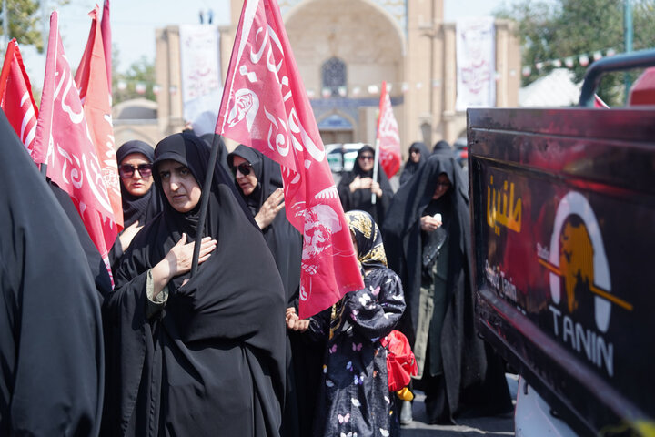 تصاویر / دسته عزاداری رحلت پیامبر مهربانی وشهادت امام حسن مجتبی علیه السلام در قزوین