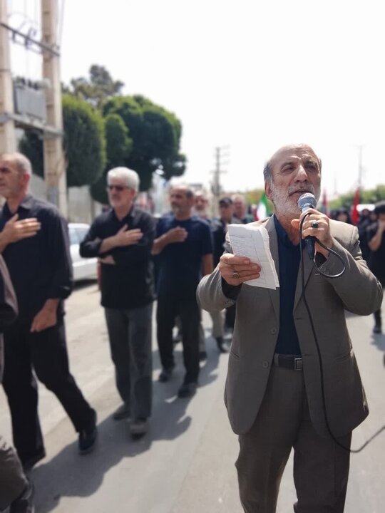 تصاویر / دسته عزاداری رحلت حضرت محمد (ص) وشهادت حضرت امام حسن مجتبی علیه الاسلام در شهرستان آبیک