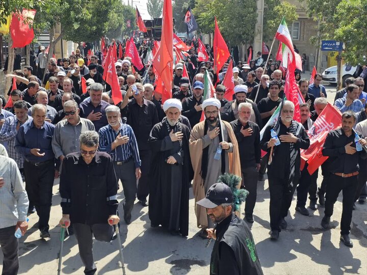 تصاویر / مراسم عزاداری رحلت پیامبر اکرم (ص) وشهادت امام حسن مجتبی علیه الاسلام در شهرستان های استان قزوین برگزار شد