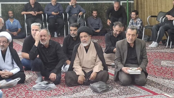 تصاویر/عزاداری بیست و هشت ماه صفر از طرف نماینده ولی‌فقیه در  کاشان