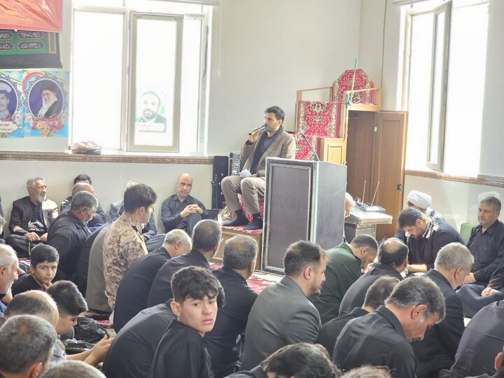 تصاویر/مراسم سوگواری ایام پایانی ماه صفر در روستای شیرین بلاغ بیحار