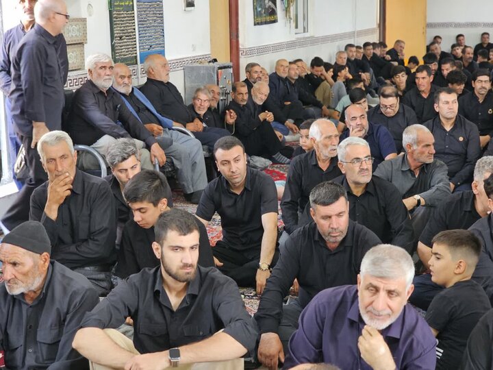 تصاویر/مراسم سوگواری ایام پایانی ماه صفر در روستای شیرین بلاغ بیحار