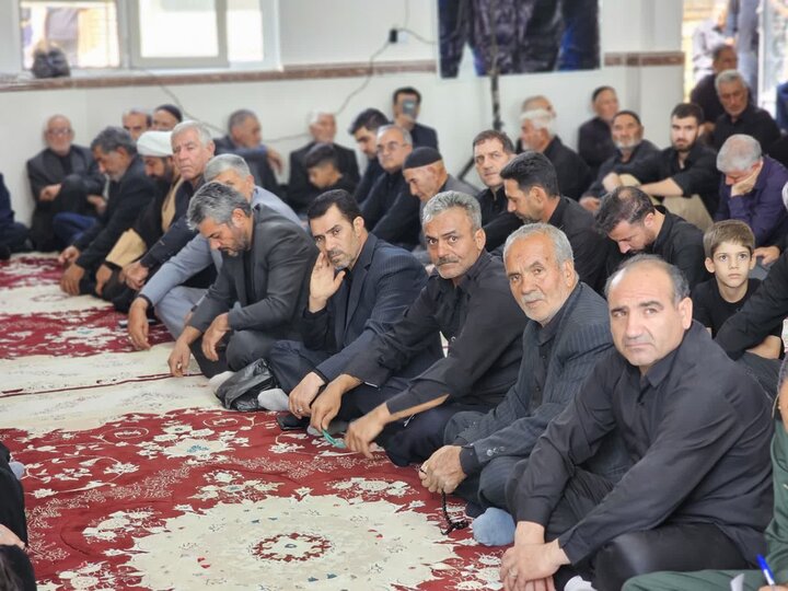تصاویر/مراسم سوگواری ایام پایانی ماه صفر در روستای شیرین بلاغ بیحار