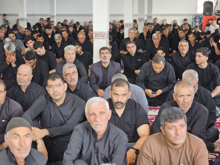 تصاویر/مراسم سوگواری ایام پایانی ماه صفر در روستای شیرین بلاغ بیحار