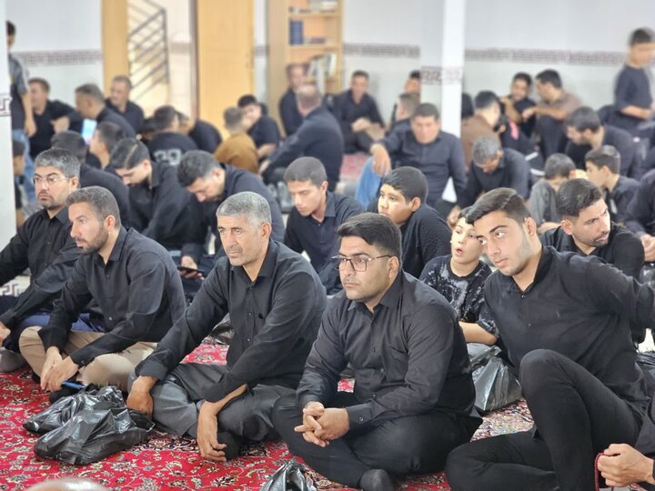 تصاویر/مراسم سوگواری ایام پایانی ماه صفر در روستای شیرین بلاغ بیحار