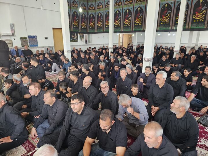 تصاویر/مراسم سوگواری ایام پایانی ماه صفر در روستای شیرین بلاغ بیحار