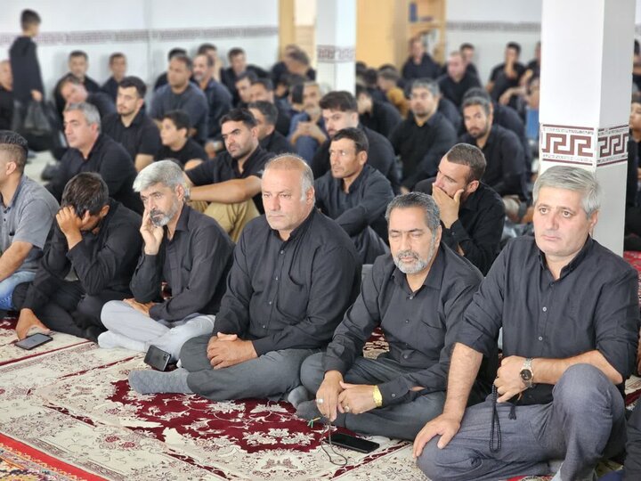 تصاویر/مراسم سوگواری ایام پایانی ماه صفر در روستای شیرین بلاغ بیحار