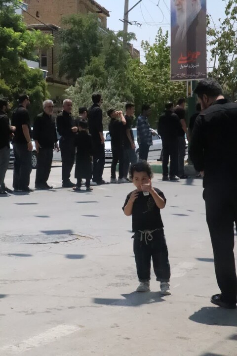 عزاداری مردم فامنین در سوگ پیامبر مهربانی
