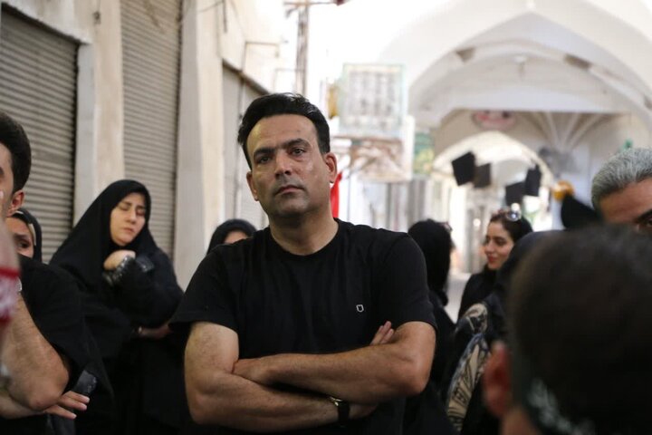 تصاویر/عزاداری 28 صفر جوانان معلول ذهنی نور امید کاشان