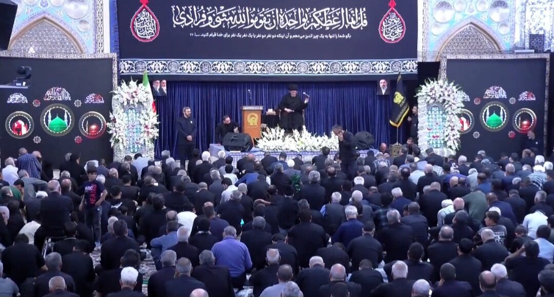 مراسم عزاداری شهادت حضرت رسول اکرم(ص) و امام حسن مجتبی(ع) در حرم رضوی 
