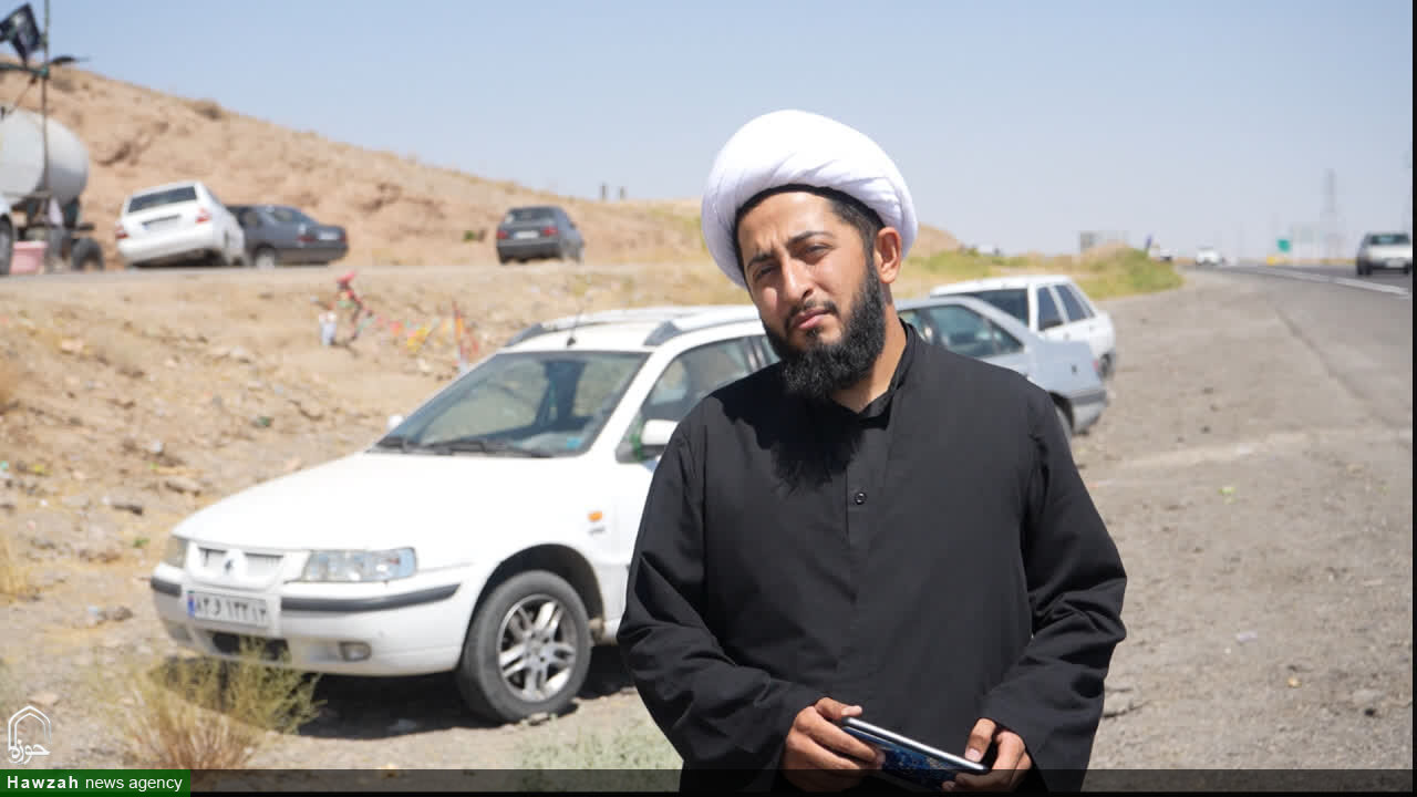 خدمت رسانی مبلغان در محور نیشابور_ ملک‌آباد به زائران امام رضا(ع)