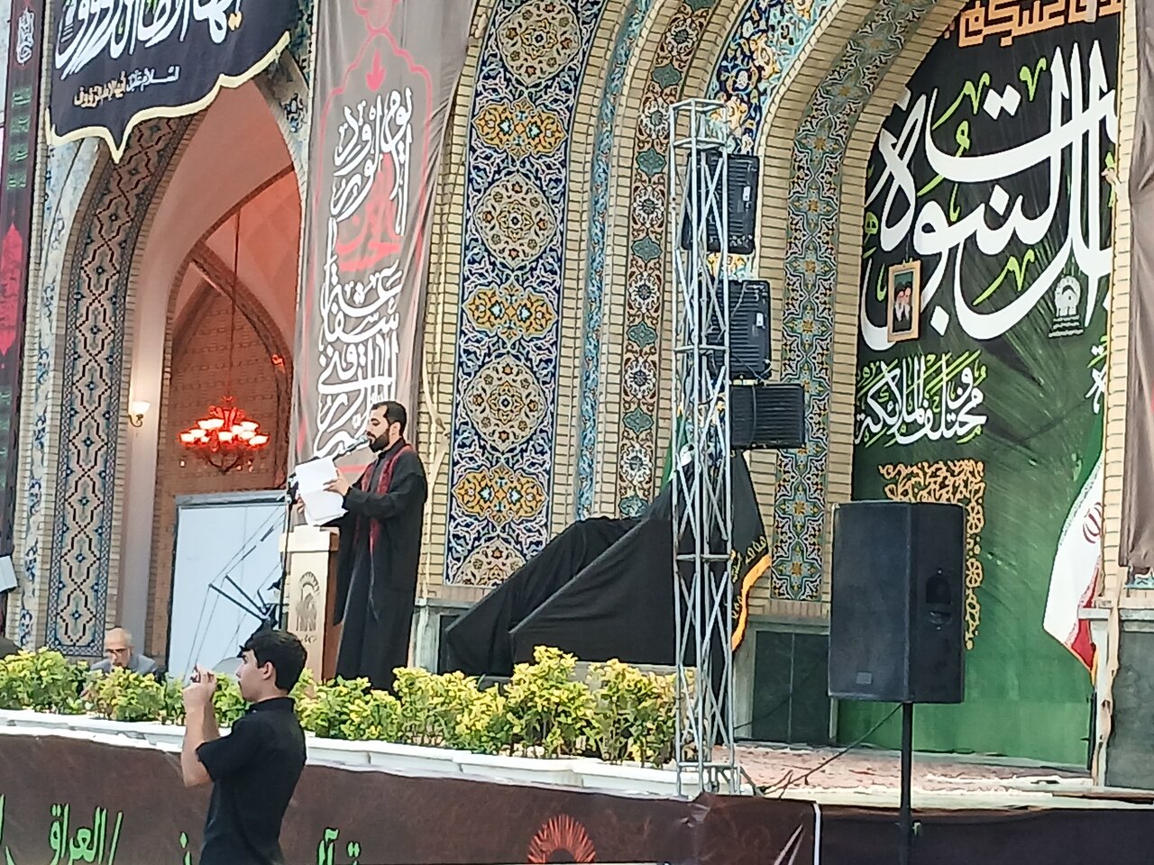 عزاداری زائران رضوی در سوگ پیامبر رحمت(ص) و امام حسن مجتبی(ع)