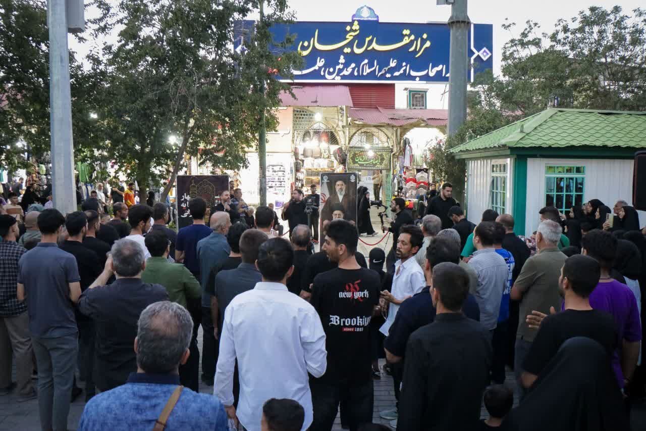 تصاویر/  آیین سنتی چهارپایه خوانی در قم