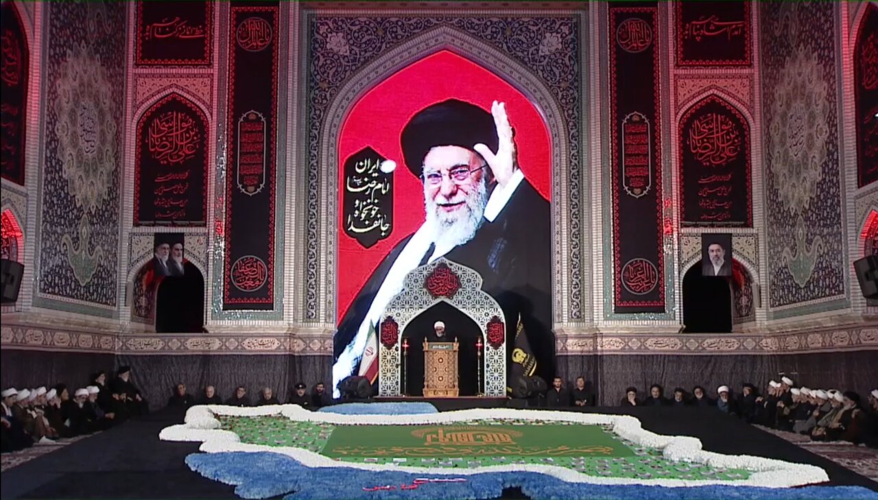 مراسم خطبه‌خوانی شب شهادت امام رضا(ع) در حرم مطهر رضوی 