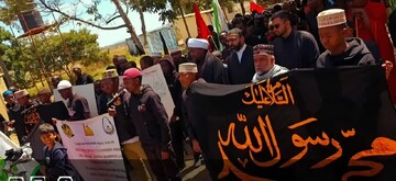 شیعیان ماسایی در سوگ رحلت پیامبر اکرم(ص) عزاداری کردند