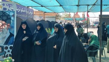 مبلغان کوثر هدایت، هم‌قدم زائران رضوی در مسیر فریمان ـ مشهد