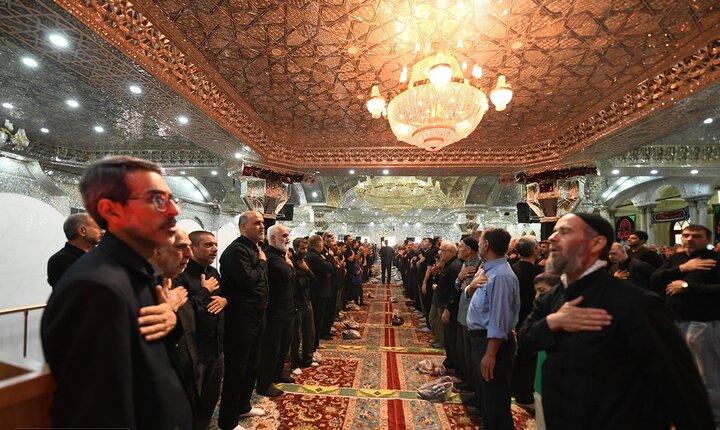 تصاویر/ مراسم عزاداری ۲۸ صفر در حرم حضرت عبدالعظیم(ع)