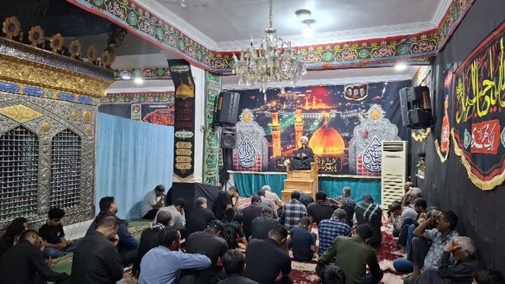 تصاویر/مراسم عزاداری شهادت امام رضا علیه السلام در رودان