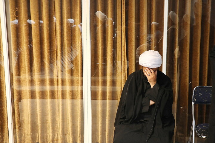 تصاویر/ مراسم عزاداری شهادت امام رضا(ع) در بیوت مراجع