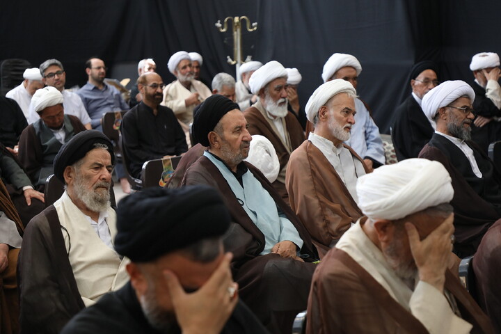 تصاویر/ مراسم عزاداری شهادت امام رضا(ع) در بیوت مراجع