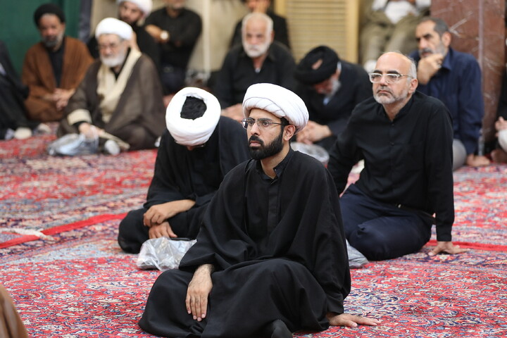 تصاویر/ مراسم عزاداری شهادت امام رضا(ع) در بیوت مراجع