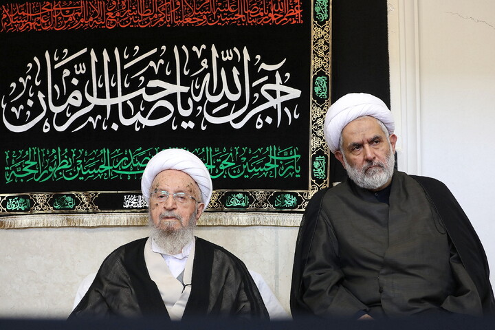 تصاویر/ مراسم عزاداری شهادت امام رضا(ع) در بیوت مراجع