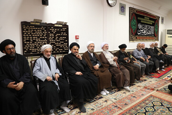 تصاویر/ مراسم عزاداری شهادت امام رضا(ع) در بیوت مراجع