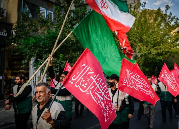 تصاویر/ حرکت دسته‌های عزاداری به طرف مقتل رهبر شهید