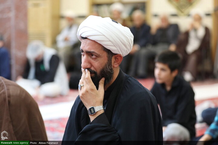 Photos/Deuil de l’Imam Reza (a) : les maisons de la Marja’iyyah à Qom, lieux de rassemblement du clergé et des fidèles en lamentation