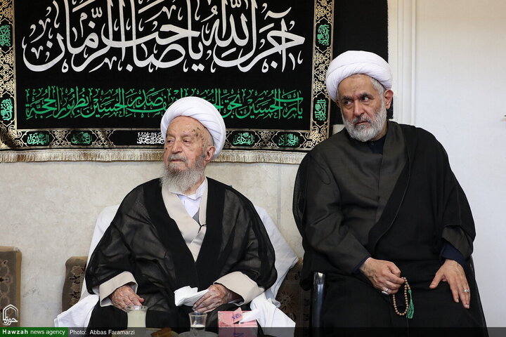 Photos/Deuil de l’Imam Reza (a) : les maisons de la Marja’iyyah à Qom, lieux de rassemblement du clergé et des fidèles en lamentation