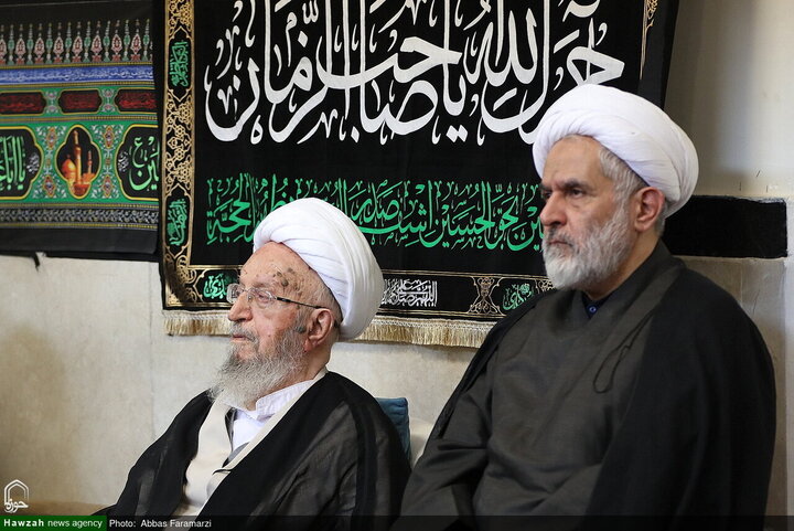 Photos/Deuil de l’Imam Reza (a) : les maisons de la Marja’iyyah à Qom, lieux de rassemblement du clergé et des fidèles en lamentation