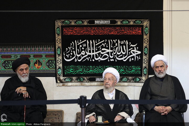 Photos/Deuil de l’Imam Reza (a) : les maisons de la Marja’iyyah à Qom, lieux de rassemblement du clergé et des fidèles en lamentation