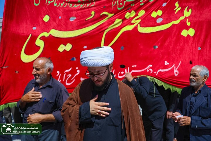 مواكب اللطم تملأ أرجاء الحرم الرضوي في ذکرى شهادة ثامن الحجج (عليه السلام)