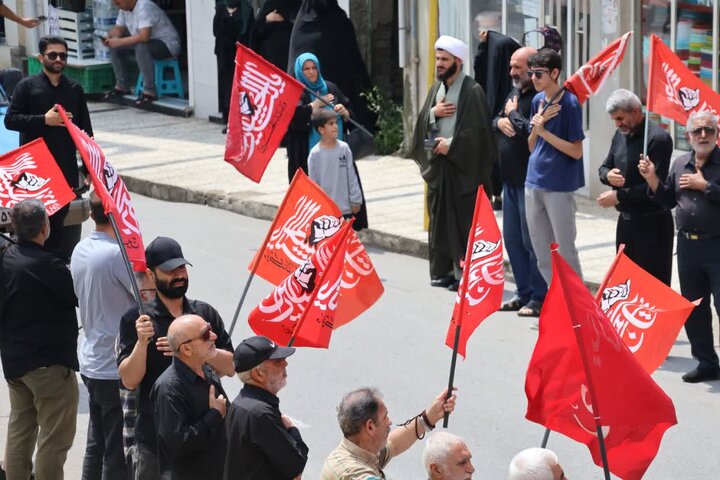 تصاویر/ دسته عزاداری به مناسبت دهه آخر صفر، در سوادکوه