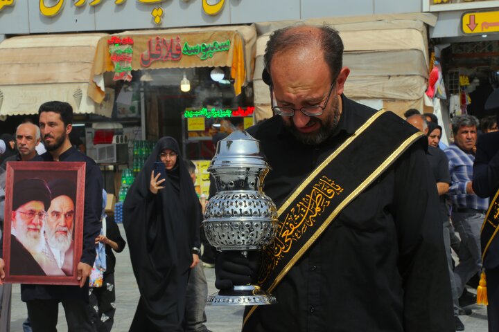 دسته عزای خادمین حضرت معصومه سلام الله علیها به مناسبت شهادت امام رضا علیه السلام