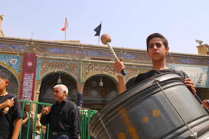 دسته عزای خادمین حضرت معصومه سلام الله علیها به مناسبت شهادت امام رضا علیه السلام