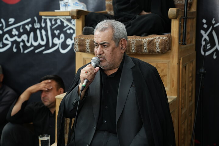 مراسم عزاداری شهادت امام رضا علیه السلام در دفتر آیت الله اراکی