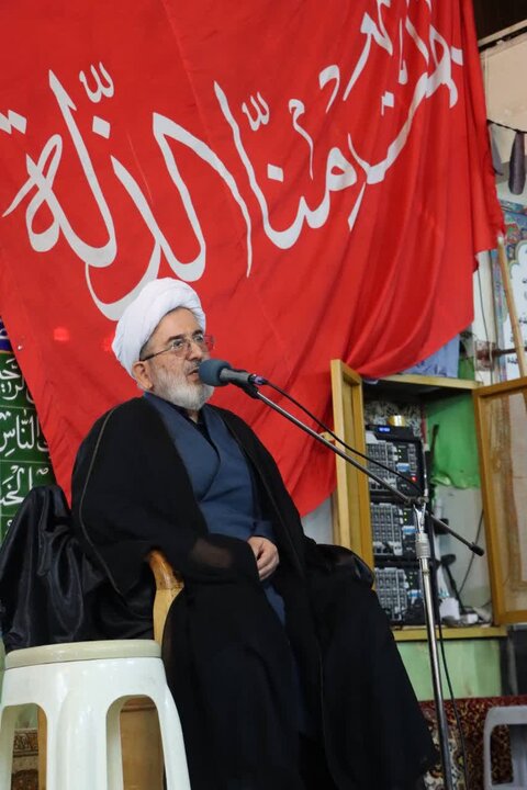تصاویر/ دسته عزای شهادت امام رضا (ع) در شهرستان کلاردشت و عزاداری در مسجد جامع شهرستان