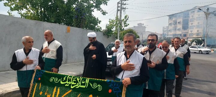 فیلم| دسته های عزاداری خادم یاران رضوی بابلسر در سالروز شهادت امام رضا (ع)