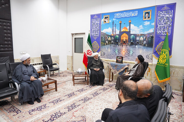 دیدار رئیس سازمان بسیج مستضعفین با تولیت حرم بانوی کرامت