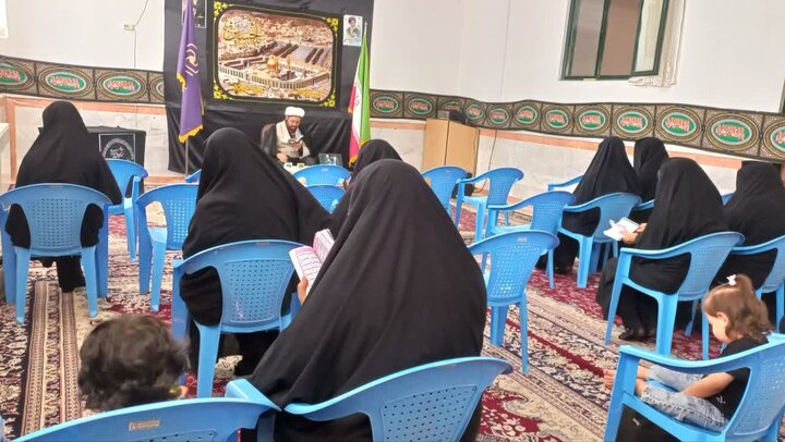 تصاویر/ مراسم عزاداری پایانی ماه صفر در مدارس علمیه خواهران استان کرمان