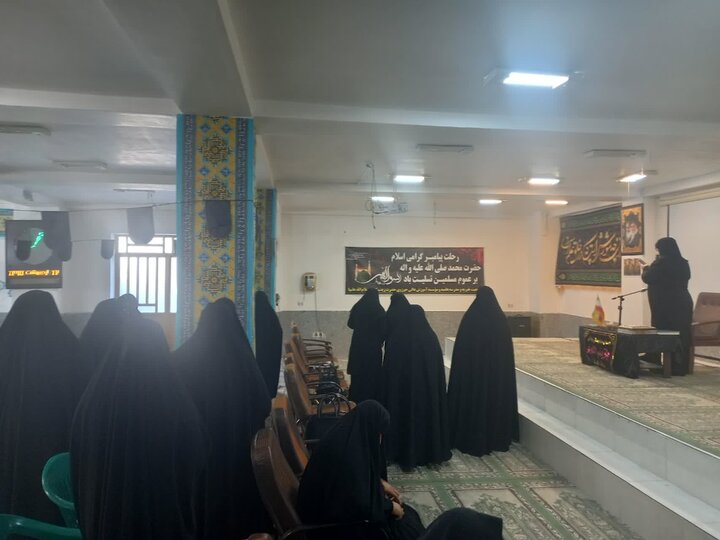 تصاویر/ مراسم عزاداری پایانی ماه صفر در مدارس علمیه خواهران استان کرمان