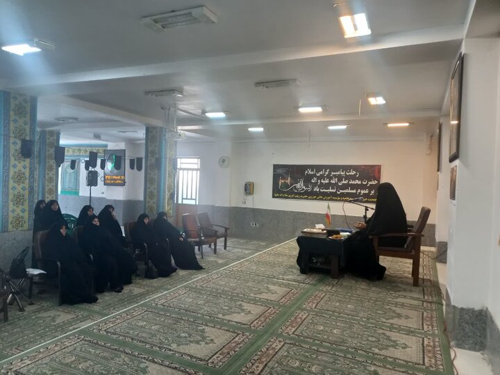 تصاویر/ مراسم عزاداری پایانی ماه صفر در مدارس علمیه خواهران استان کرمان
