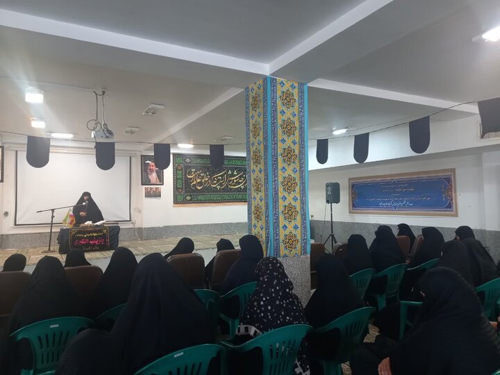 تصاویر/ مراسم عزاداری پایانی ماه صفر در مدارس علمیه خواهران استان کرمان