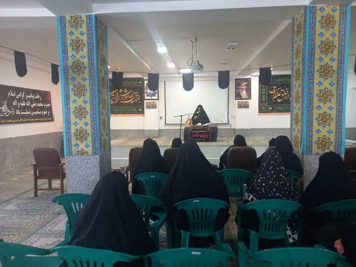 تصاویر/ مراسم عزاداری پایانی ماه صفر در مدارس علمیه خواهران استان کرمان