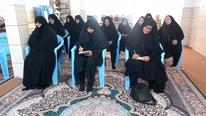 تصاویر/ مراسم عزاداری پایانی ماه صفر در مدارس علمیه خواهران استان کرمان